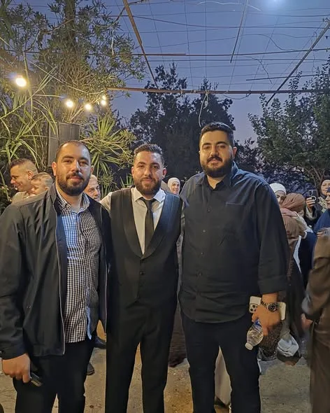 بركات مشاركاً حفل زفاف الشاب بشار الضناوي